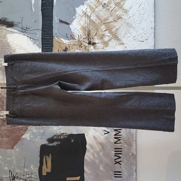 CABi Speckled Tweed Wide Leg Trouser Pants Women Size 6 - Picture 4 of 12